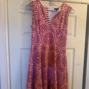 PETITE SIZE 4, FLORAL A-LINE DRESS - ROZ & ALI